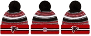 New Era Atlanta Falcons 2021 Sideline Sport Official Pom Cuffed Knit Hat